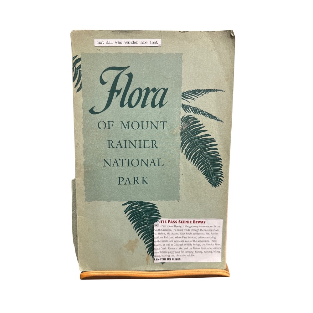 Vintage 1947 Flora of Mount Rainier National Park Book NPS Field Guide First Ed